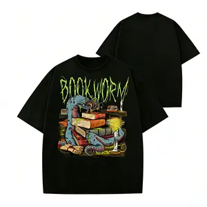 Book Worm - Comfort Colors Graphic Tee, Booktok, Gift for Readers, Bookish, Book Lover, Gift For Teacher, Dark Romance, Back to School Casual Shirt Streetwear Spooky