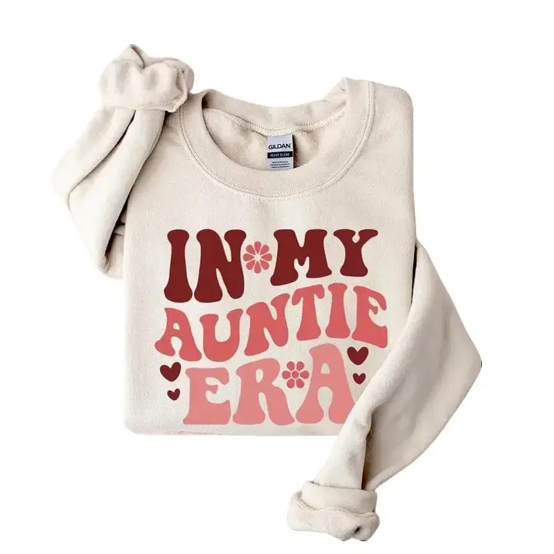 In My Auntie Era Sweatshirt & Tshirt, Best Aunt Era Hoodie, Eras T-Shirt, Aunt T-Shirt, Baby Pregnancy Announcement for Aunt, Gift for Aunt