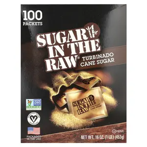 In the Raw Sugar In The Raw®, Turbinado Cane Sugar, 100 Packets, 16 oz (453 g)