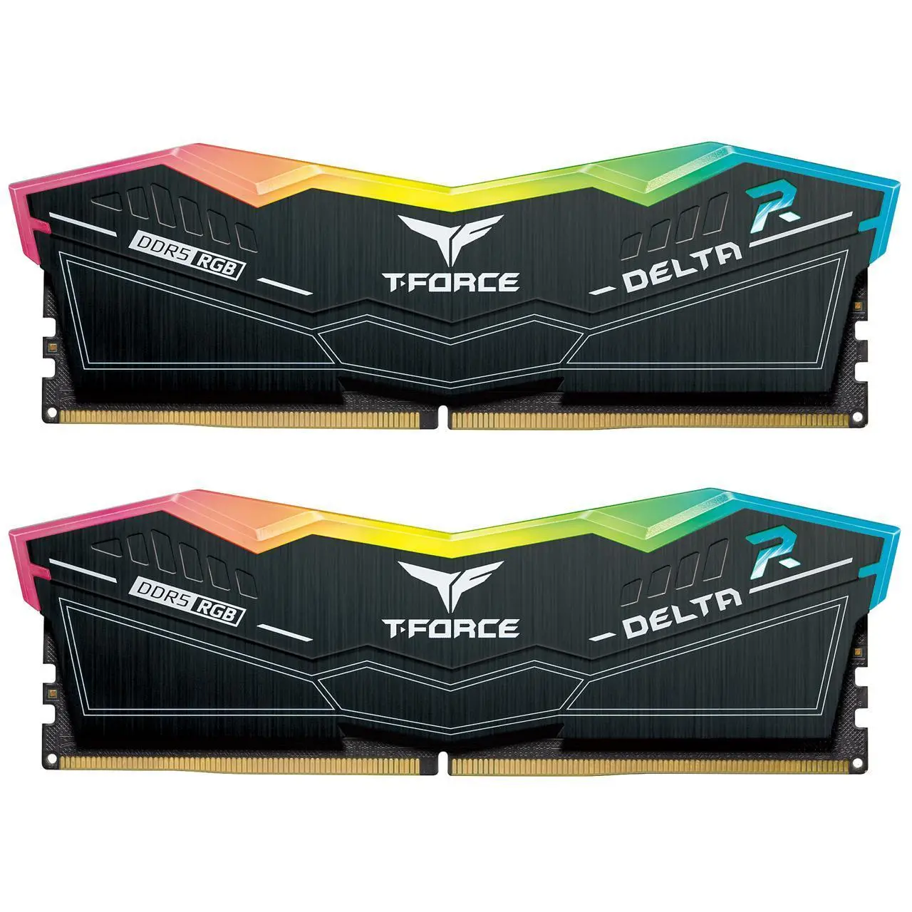 Team T-Force Delta RGB 32GB (2 x 16GB) 288-Pin PC RAM DDR5 6000 (PC5 48000) Desktop Memory Model FF3D532G6000HC38GDC01