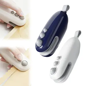 Mini Sealing Machine and Cutter, Upgraded Handheld Type-C Rechargeable Sealer, Portable Vacuum Sealer for Sealing and Cutting