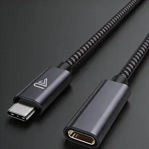 Fast Charging USB-C Extension Cable (1FT / 10FT Options) | 10Gbps Sync