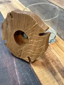 Firefighter Maltese Cross-Shaped Whiskey Smoker