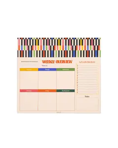 Desk Notepad - Mid Century Stripe