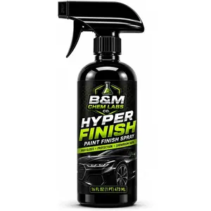 B&M Chem Labs Hyper Finish Paint Finish Spray, High Gloss Protection, Showroom Shine, 16 fl oz