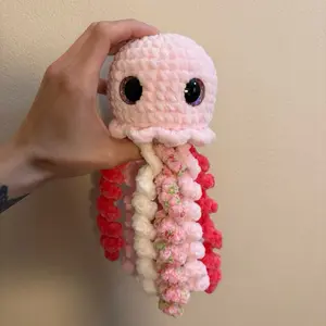 Hand crocheted Jellyfish
