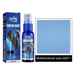 2pcs Screen Coating Agent Phone Screen Cleaner Anti-Scratch Anti-Fingerprint Glass Hydrophobic Oleophobic Coating Liquid