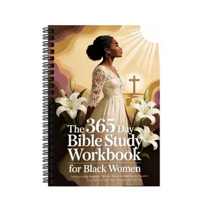 Women's Bible Reading Journal Workbook Spiral Notebook, 52 Week Spiritual Plan, 365 Daily Scripture, Theme Study + Meditation Space, Quiet Illustrations