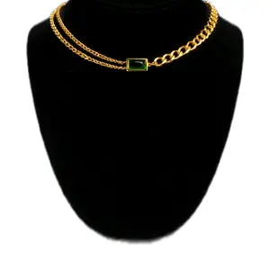 Gold Stainless Steel Initial Necklace - Elegant Design with Durable Craftsmanship for Versatile Wear