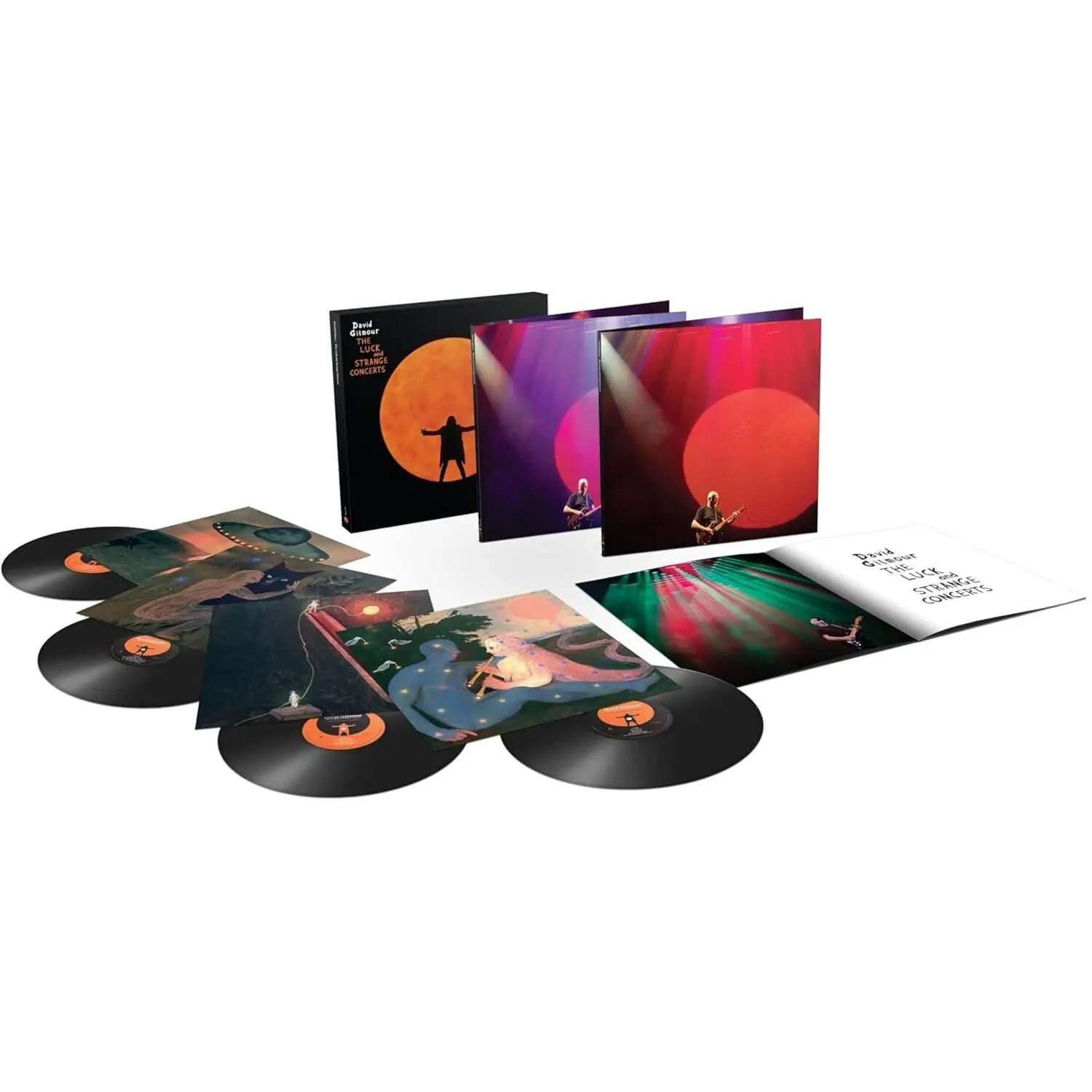 David Gilmour - Luck And Strange Concerts  [VINYL RECORD - LP] Oversize Item Spilt, Gatefold LP Jacket, With Booklet, Boxed Set, Photos