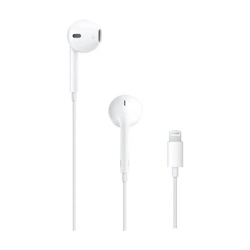 Apple EarPods Headphones with Lightning Connector, Wired Ear Buds for iPhone with Built-in Remote to Control Music, Phone Calls, and Volume