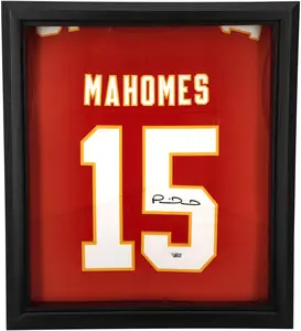 Patrick Mahomes Kansas City Cheifs Framed Autographed Nike Red Limited Jersey Shadowbox - Fanatics Authentic Certified