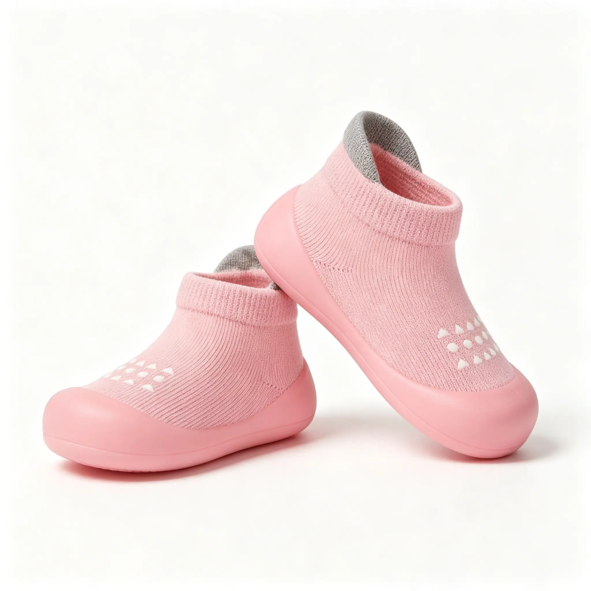 SAMGU Baby Sock Shoes Infant Non-Slip Walking Slippers with Soft Rubber Sole - Breathable Lightweight Durable Sneakers for Boys Girls 6-36 Months Toddler Indoor Outdoor