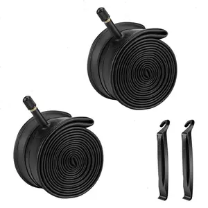 2 Pack 20'' Bike Inner Tubes 20 x 1.75/1.95/2.10/2.125 Kids Bicycle Replacement Buyle Inner Tube with 32mm Schrader Valve for Kids Bike Road and Mountain Bikes