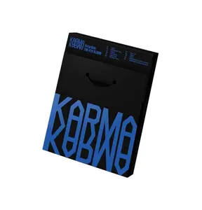 Stray Kids – 4th Album ‘KARMA’ [Compact Ver] — Envelope Package + CD + Trading Card Set (8 pcs)