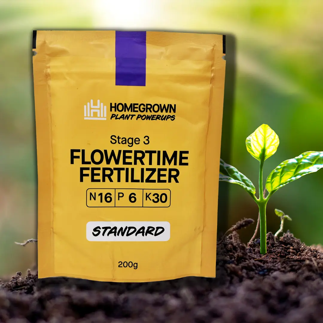 Homegrown Plant Powerups - Standard Fertilizer - Flowertime  - Stage 3 - (N)16|(P)6|(K)30