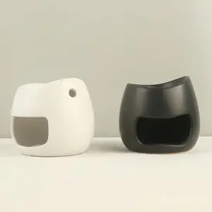 Modern Ceramic Essential Oil Burner, Simple Fashion Aromatherapy Lamp, Home Daily Use, Hotel Room Air Freshener, Air Conditioning Enhancer