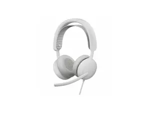 Logitech Zone Wired 2 for Business - Noise-Canceling Headset with Adaptive Hybrid ANC (Off-white Teams version)