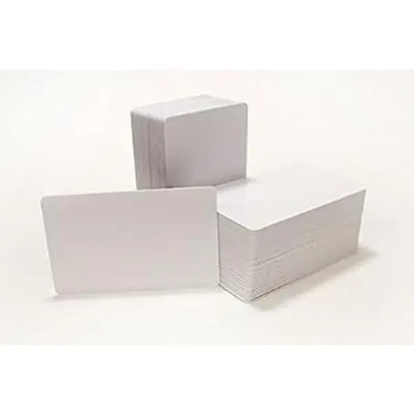 250 CR80 30Mil Blank White PVC Plastic Credit, Gift, Photo ID Cards