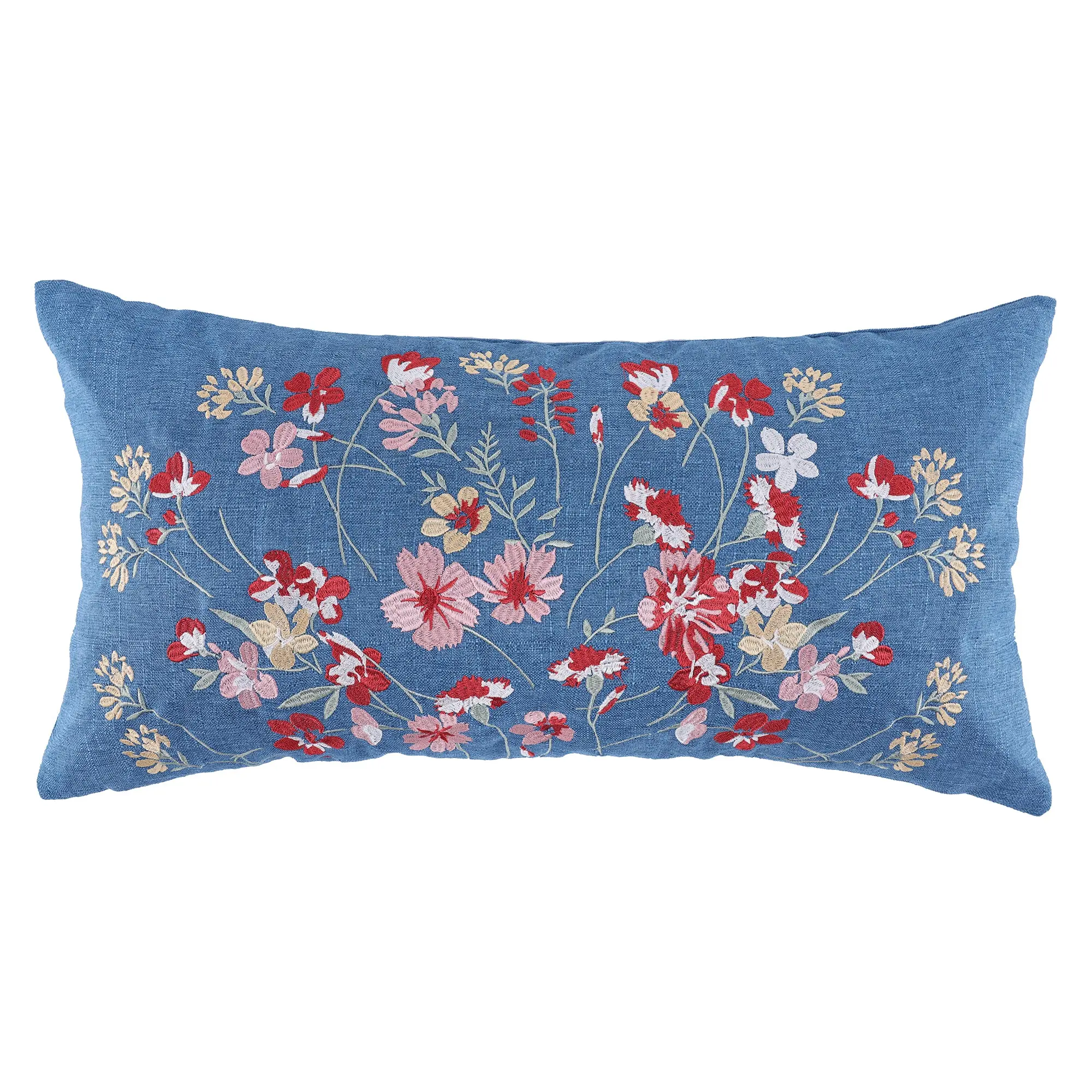 Kirana Embroidered Floral Pillow