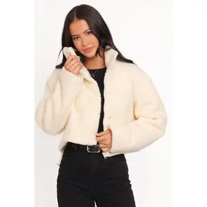 Katerina Fleece Puffer - White