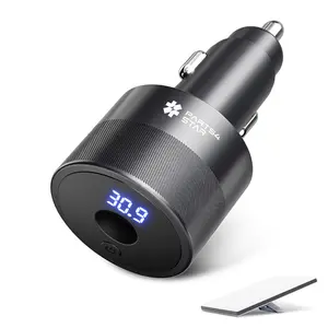 Starlink Mini Car Adapter 12V/24V to 30V DC Step-Up Converter with Digital Voltage Display & Power Switch