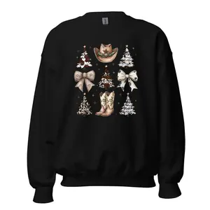 Unisex Sweatshirt Classic Loose Fit l Warm Soft & Cozy Fleece Pullover l Winter Oversized Sweater l Vintage Christmas Nutcracker Sweatshirt Comfort Colors Crewneck Holiday Party Tee Christmas Sweater