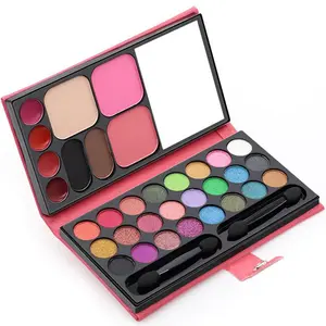 Portable 33 Color Makeup Palette, Multipurpose Eyeshadow Blush Eyebrow Palette, Long Lasting Colorful Makeup Product, Cosmetics Gift, Makeup Palette Set