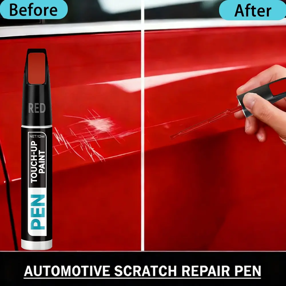 Car Scratch Remover Pen - Automotive Quick Drying Paint Touch Up Pen for Effective Car Scratch Repair, Premium Paint Care Solution for Auto Care and Car Paint Coating Restoration, Auto Detailing Supplies