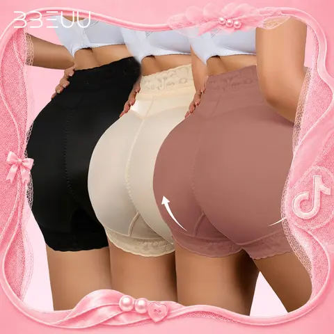BBEUU High-Waisted Briefs for Women – Lace Trim & Mesh Panels, Elastic Breathable, Non-Slip Strips, Versatile Simple Panty