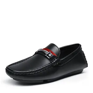 Bruno Marc Boys' Comfortable Horsebit Loafer Shoes