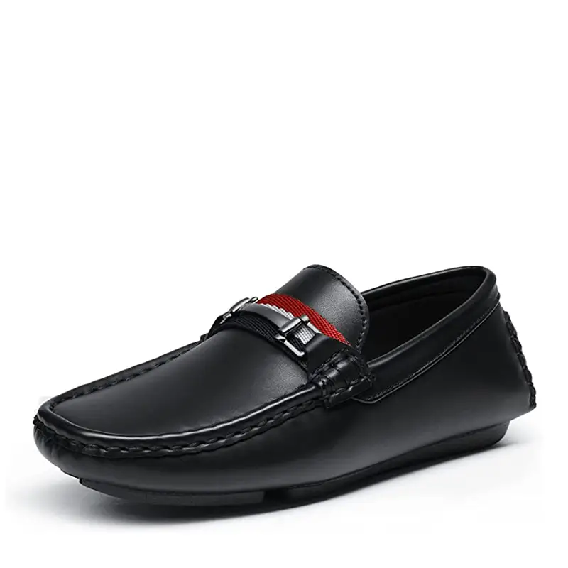 Bruno Marc Boys' Comfortable Horsebit Loafer Shoes