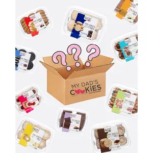 Dad's Favorite Assortment - 12 Pack of Gluten-Free Cookies 6oz - Cookie Assortment With Flavors Including Chocolate, Raspberry, Lemon, and More!