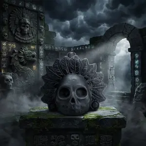 Death Whistle Aztec, Scary Scream Whistle Toy, Prank Noise Maker for Halloween Party, Funny Gift Idea