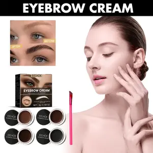 EELHOE The Eyebrow Dye (Walnut Wood Color) Is Smooth, Color-Lasting, Waterproof And Does Not Smudge, Creating A Three-Dimensional, Long-Lasting, Natural And Wild Eyebrow Dye