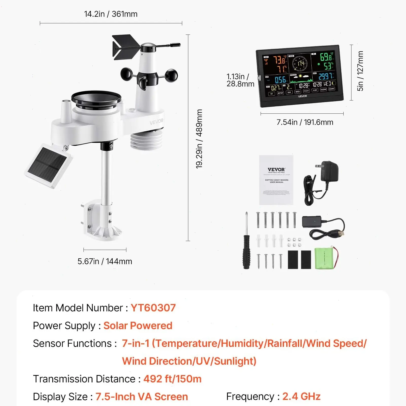 7-in-1 Wi-Fi【Wireless】