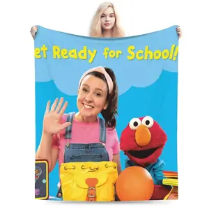 Best Birthday Gift for Kids Miss Rachel Plush Blanket Super Soft Toddler Throw Blanket for Sofa Bed Couch Cozy Flannel Bedspread Nursery Essentials All Season