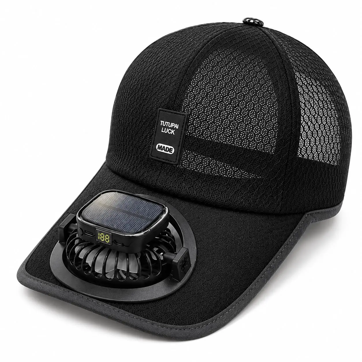 Solar Powered Fan Hat Cooling Baseball Hat Fishing Camping Beach Hats with Solar Fans Summer USB Charging Sun Hats
