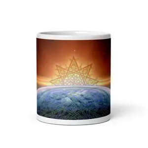 Derivation II - Celtic Knot - White Coffee Mug