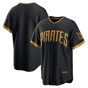 Unisex Baseball Pirates Team New Jersey 2026 City Connect Stadium Jersey - Black