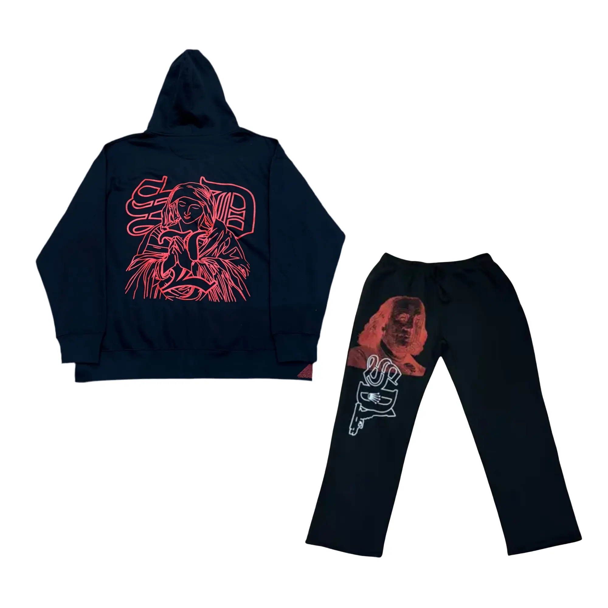 ALL OVER PRINT Unisex SDL x VIRGIN MARY Zip Hoodie and Sweatpants
