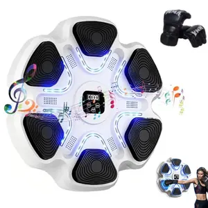 Music Boxing Machine With Boxing Gloves, Smart Bluetooth Boxing Trainer, Boxing Wall Mount Machine for All Ages, Punching Target Boxing Music Machine, Electronic Boxing Target Fitness For Home Office Gym, Smart Fun Fitness Gear