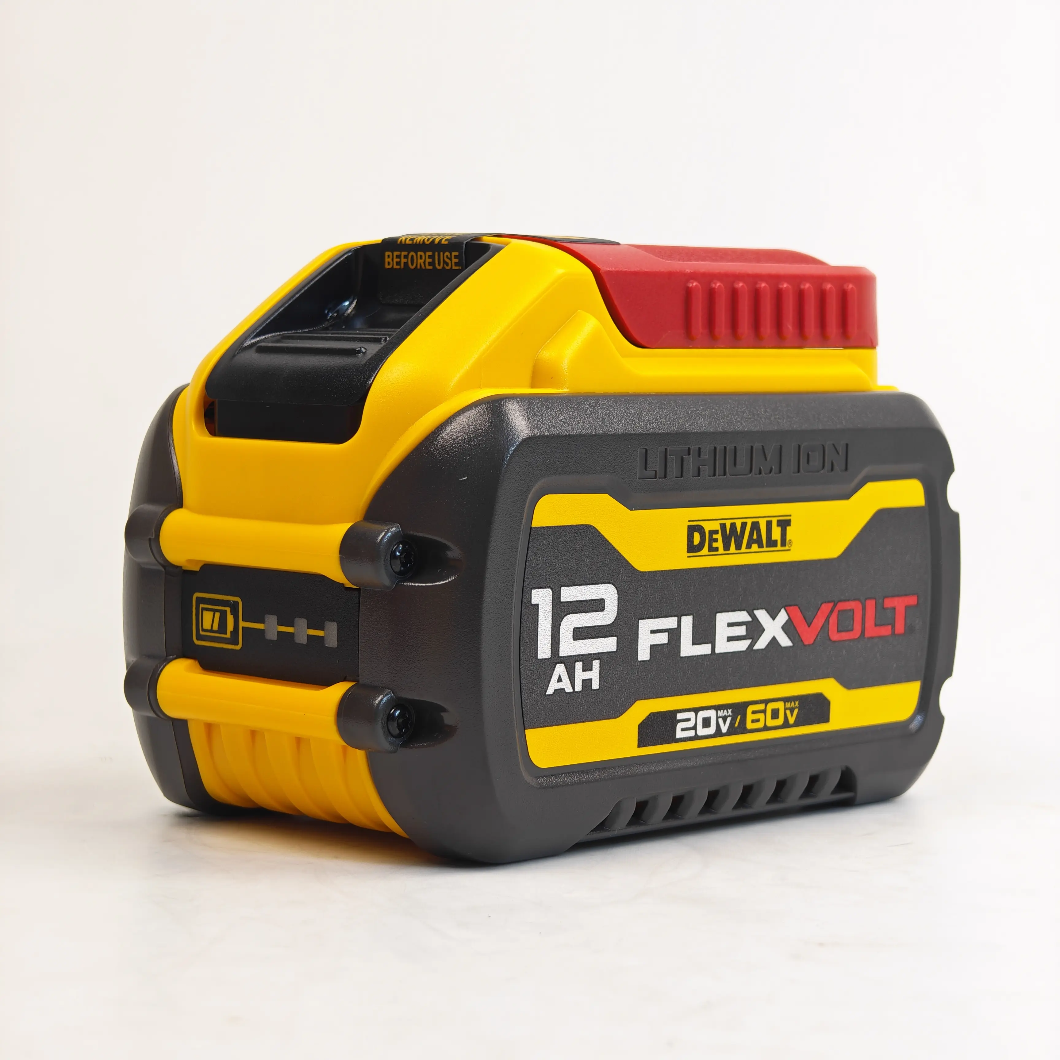 DCB612 DEWALT FLEXVOLT Lithium Ion Battery, 12.0Ah 240Wh Capacity, 20V/60V MAX Auto Switch Tech, Built-In Fuel Gauge, Long Lasting Power for DEWALT Cordless Power Tools