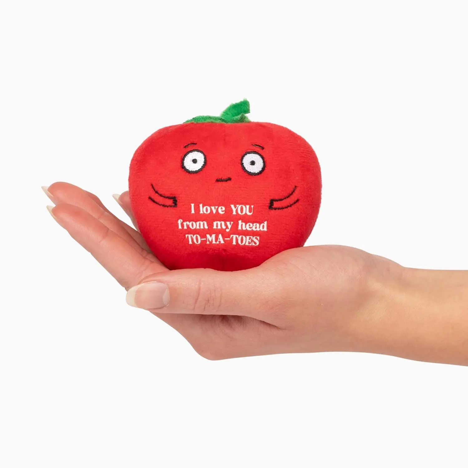 Tender Tomato Plushie Super Soft Stuffed Animal, Valentine's Day Gift for Boyfriend Girlfriend Husband Wife Mom Dad Kids Friend