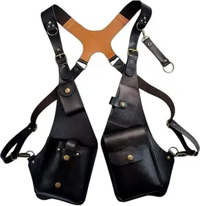 Adjustable Underarm Shoulder Bag for Men and Women - Anti-theft Hidden Storage for Cell Phones and Other Hunting and Outdoor Gear, Premium Leather, best holiday gift