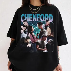 Chenford T-Shirt, Lucy Chen Tim Bradford Graphic Tee, The Rookie Apparel, Vintage TV Show Tee
