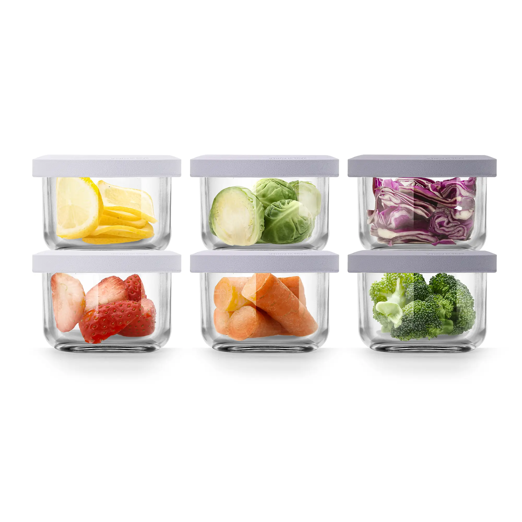 Comotomo 'Smart Vent' Food Container - Set of 6