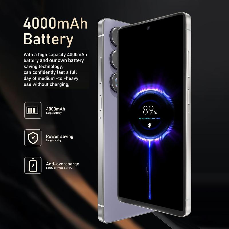 Unlock edition Android smartphone, equipped with a stylus, 6.8-inch display, dual SIM dual standby function, 5 million pixels + 16 million pixels high-definition camera, octa-core processor, 4GB RAM + 128GB expandable storage space.