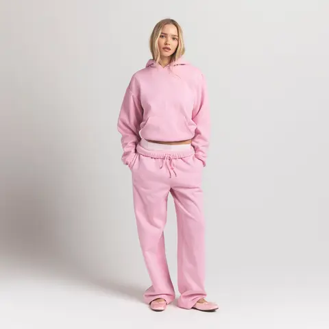 SKIMS COTTON FLEECE CLASSIC STRAIGHT LEG PANT