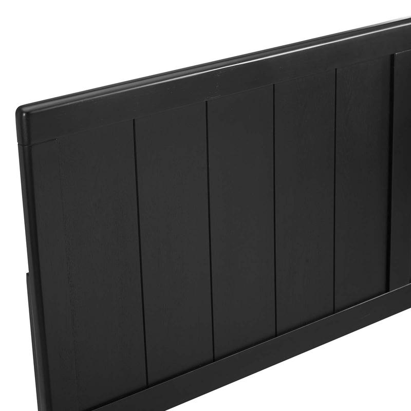 Modway Robbie Full Wood Headboard in Black